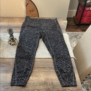 HALARA Black Leopard Print Leggings